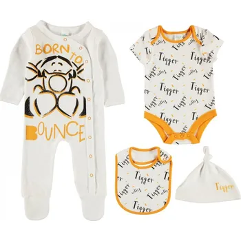 Dívčí pyžamo Character 4 Piece Romper Set Infants Tigger 6-9 měsíců