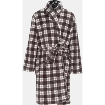 Pánské pyžamo Howick Check Robe Men Grey/Black 2XL