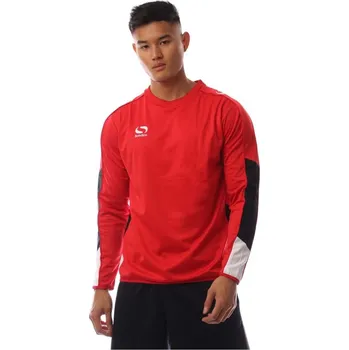Pánské tričko Sondico Long-Sleeve Performance T-Shirt Red/White/Blk S