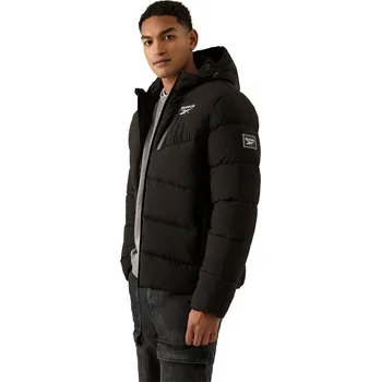 Pánská casual bunda Reebok Heavyweight Stretch Puffer Jacket Black L