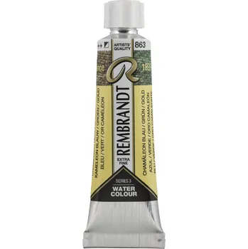 Vodová barva Akvarelová barva v tubě Rembrandt 10 ml – 863 Chameleon Blue Green Gold