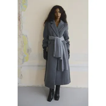 Dámský kabát Vlněný kabát Answear.LAB WA24.KPD006 šedá 90X, vel. M