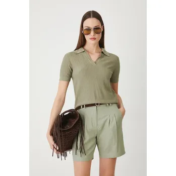 Dámské kraťasy Lněné kraťasy Medicine RS25.SZD093 zelená 91X, vel. M