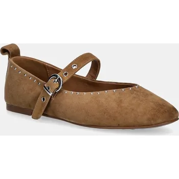 Dámské baleríny Semišové baleríny Answear.LAB SHTB24010C055.hak hnědá 82X, EUR 39