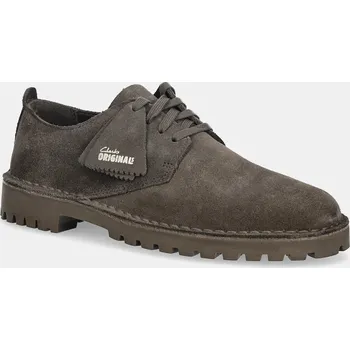 Pánské polobotky Semišové polobotky Clarks Originals Desert Rock Lo, 42.5, hnědá, 88X