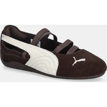 Dámské baleríny Semišové baleríny Puma Speedcat Ballet hnědá barva, 406758 89X, EUR 37.5