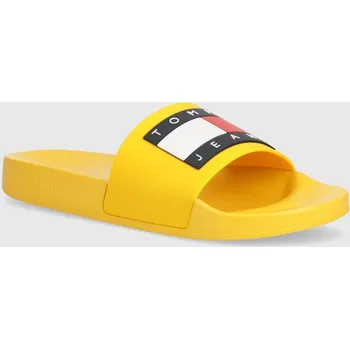 Pánské pantofle Pantofle Tommy Jeans POOL SLIDE ESS EM0EM01191 žlutá 10X, EUR 41