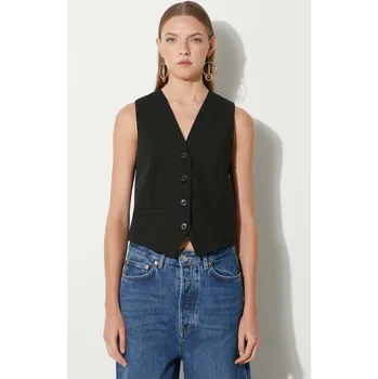Dámská vesta Vesta Samsoe Samsoe SARAMONA, L, černá, 99X