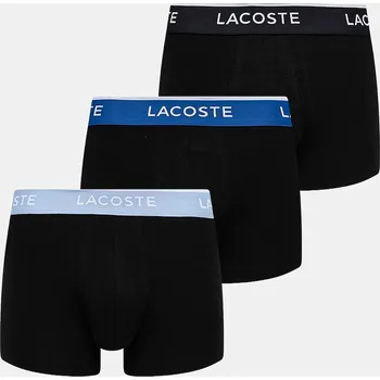 Boxerky Boxerky Lacoste 3-pack 5H1297 černá 99X, vel. XL