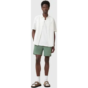 Plavkové šortky AllSaints UNDERGROUND SWIMSHRT M012WA zelená 76X, vel. XXL