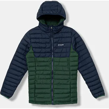 Chlapecká bunda Dětská bunda Columbia Powder Lite 2090023 zelená 79X, vel. 128