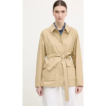 Pánská softshellová bunda Bunda Tommy Hilfiger zelená barva, přechodná, WW0WW45620 01A, vel. M