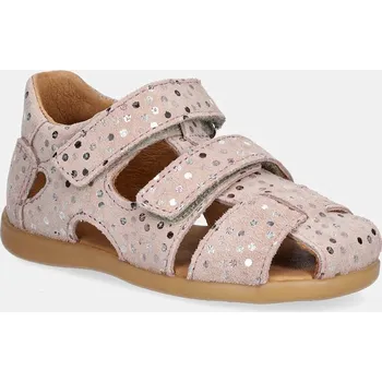 Dívčí obuv Dětské kožené sandály Froddo DALLAS růžová barva, G2150200 G2150200.21.24 03X, EUR 23