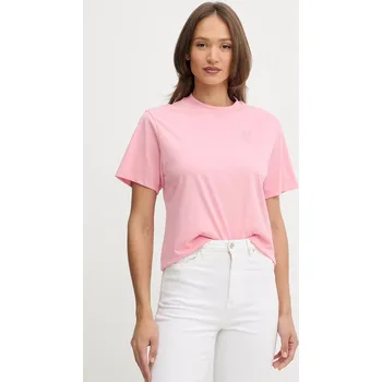 Pánská móda Bavlněné tričko HUGO Vintage Tee_19 50550901 růžová 30X, vel. S