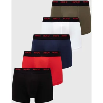Pánské spodní prádlo Boxerky HUGO 5-pack 50479944 černá 99D, vel. XS