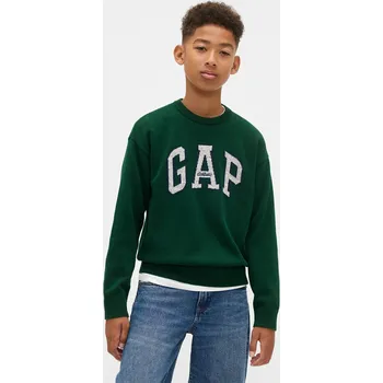 Chlapecké oblečení GAP Chlapecké Dětský svetr s logem GAP Zelená S (2949475)