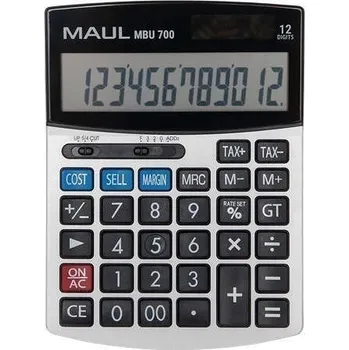 Kalkulačka Kalkulačka "MBU 700", černá, stolní, 12 číslic, MAUL 7269890