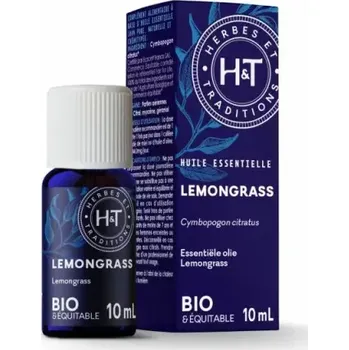 Svíčka Éterický olej Lemongrass, Citronová tráva BIO + FFL 10 ml