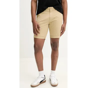 Pánské oblečení Kraťasy Tommy Jeans DM0DM21950 béžová 01A, vel. 33