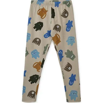 Dívčí legíny Dětské legíny Liewood béžová barva, vzorované LW17205 09X, vel. 68