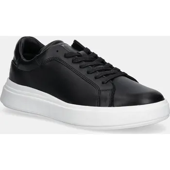 Pánské tenisky Kožené tenisky Calvin Klein LOW TOP LACE UP LTH HM0HM01016 černá 99X, EUR 44