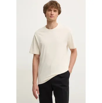 Pánské tričko Bavlněné tričko Pepe Jeans Connor béžová barva, PM509206 01A, vel. XL