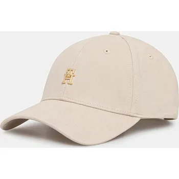 Kšiltovka Bavlněná baseballová čepice Tommy Hilfiger AW0AW17631 béžová 80D, vel. ONE SIZE
