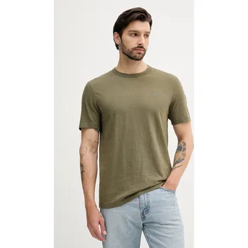 Bavlněné tričko BOSS Orange Tegood 50508243 zelená 87X, vel. S