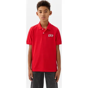 Chlapecké tričko GAP Chlapecké Dětské polo tričko s logem Gap Červená XXL (2948073)