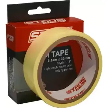 Lepicí páska No Tubes páska do ráfků 9,14 m x 30 mm žlutá