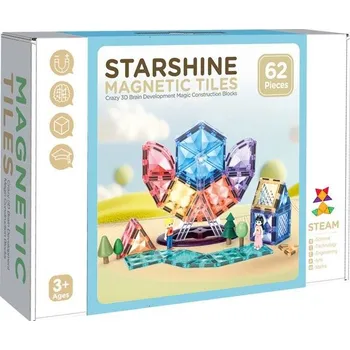 ostatní stavebnice Magnetix Magnetická stavebnice 62 dílků