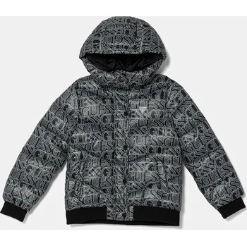 Chlapecká bunda Dětská bunda Guess černá barva, J5YL02 WEGY0 J5YL02.WEGY0.9BYA 99X, vel. 158-166