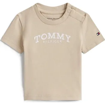 Kojenecké oblečení Kojenecké tričko Tommy Hilfiger KN0KN02146.PPY2 béžová 12X, vel. 68