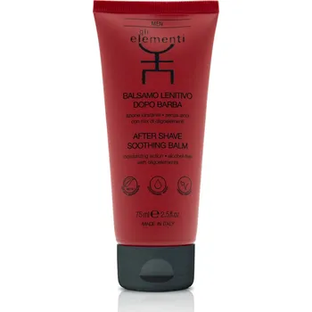 Tělové mléko Gli Elementi Men Line - After Shave Soothing Balm - Zklidňující balzám po holení 75 ml