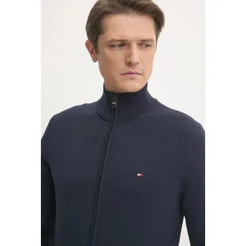 Pánský svetr Bavlněný svetr Tommy Hilfiger MW0MW36517 námořnická modř 59X, vel. S
