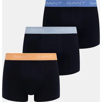 Pánské oblečení Boxerky Gant 3-pack 902523003 námořnická modř 59X, vel. S
