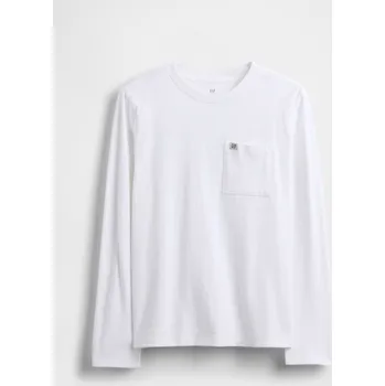 Chlapecké tričko GAP Chlapecké Dětské tričko s kapsičkou GAP Bílá XL (2948035)