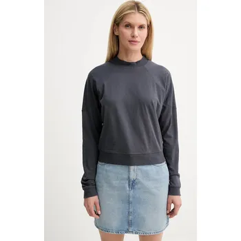 Bavlněné tričko s dlouhým rukávem G-Star D26611.D601 šedá 90X, vel. M