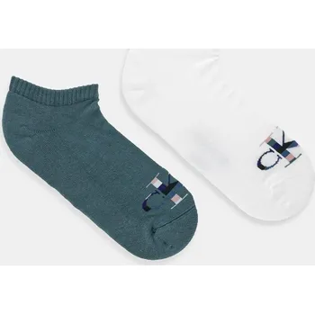 Dámské ponožky Ponožky Calvin Klein Jeans 2-pack 701228807.NOS tyrkysová 67X, vel. 39/42