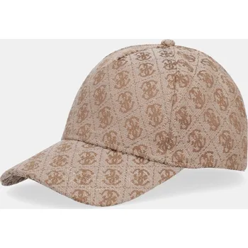 Módní doplněk Kšiltovka Guess AW5184.POL03 hnědá 88A, vel. ONE SIZE
