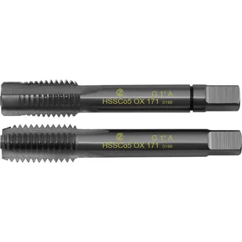 Ruční nářadí NÁSTROJE CZ Závitník sadový G3/8" 19z/1" sada HSSCo5 OX VA A DIN 5157 - 171 - CZZ171-380