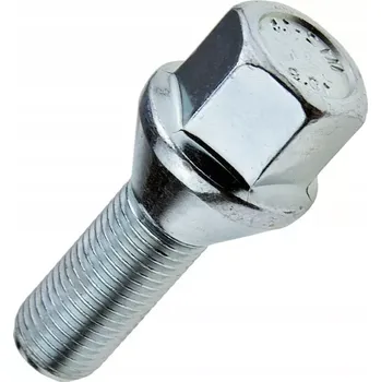 Šroubek na kolo Kolový šroub M12x1,25x28mm, dosedací plocha kužel, klíč 17, pozink (Šroub na kola)