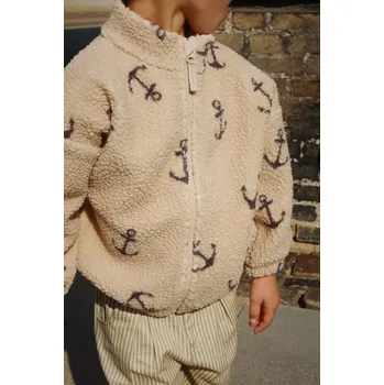 Bunda Konges Sløjd JODY TEDDY JACKET GRS béžová barva, KS103479 KS103479.9BYA 08X, vel. 110-116