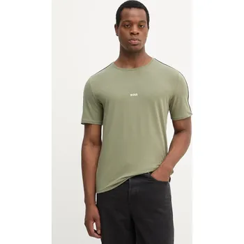 Tričko BOSS Unique T-Shirt 50545930 zelená 77X, vel. S
