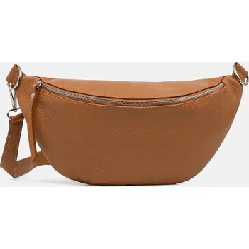 Kabelka Kožená kabelka Answear.LAB 747.hak hnědá 82X, vel. ONE SIZE