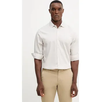 Pánská košile Bavlněná košile Armani Exchange XM001370.AF10364 béžová 01A, vel. XL