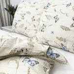 Krepové povlečení Borboleta Zapínání: knoflík, Velikost polštáře: 50x70, Velikost přikrývky: 140x200