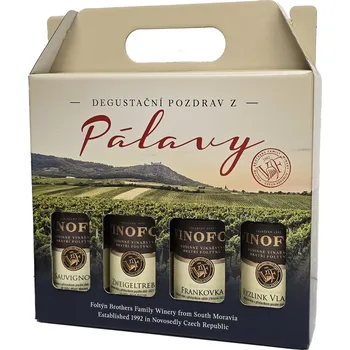 Víno Vinařství Vinofol Pozdrav z Pálavy 4x 0,187 l
