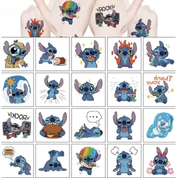 Odstranitelné tetování Dětské dočasné tetování - 20 ks - LILO & STITCH (C) (Značka: SPADABRAVO)