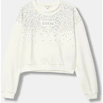 Chlapecká mikina Dětská bavlněná mikina Guess J5BQ05.KAV34.9BYA béžová 01X, vel. 122-125